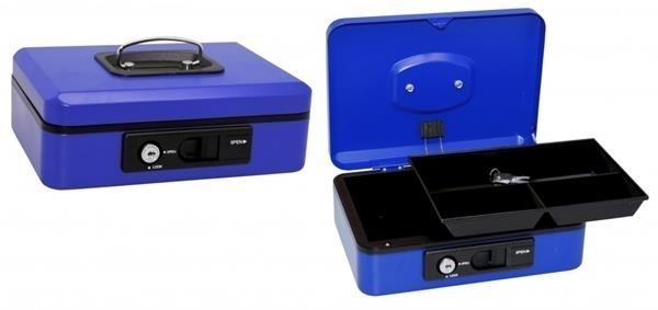 CAJA CAUDALES APERTERTURA AUTOMÁTICA GRANDE AZUL POESSA