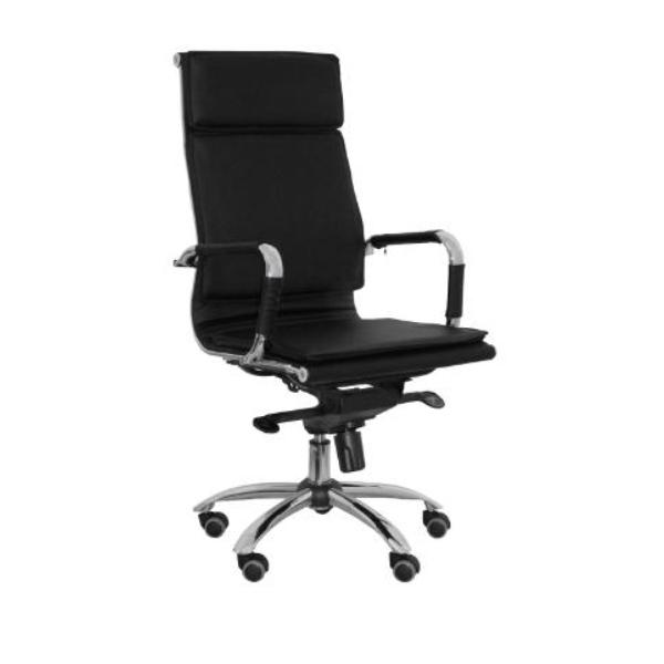 SILLÓN YESTE SIMILPIEL NEGRO PIQUERAS Y CRESPO