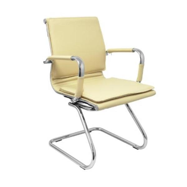 SILLÓN YESTE CONFIDENTE PATÍN SIMILPIEL CREMA PIQUERAS Y CRESPO