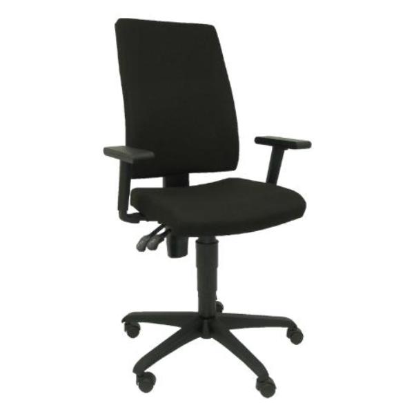 SILLA LEZUZA ARAN NEGRO CON BRAZOS REGULABLES PIQUERAS Y CRESPO