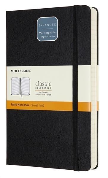 CUADERNO CLASSIC MAYOR GROSOR TAPA DURA HORIZONTAL 13X21CM MOLESKINE