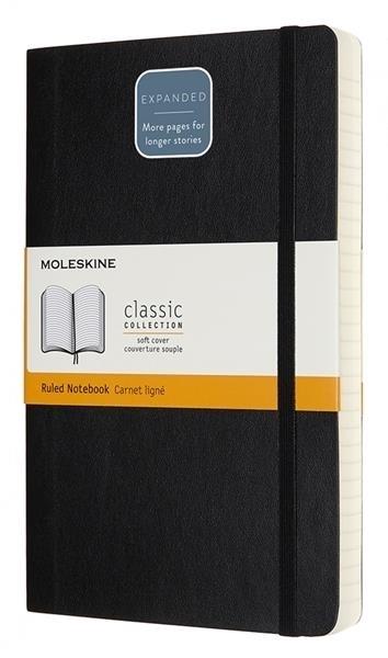 CUADERNO CLASSIC MAYOR GROSOR  TAPA BLANDA HORIZONTAL 13X21CM MOLESKINE