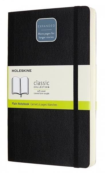 CUADERNO CLASSIC MAYOR GROSOR TAPA BLANDA LISO 13X21CM MOLESKINE
