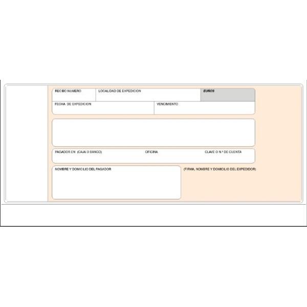 TALONARIO RECIBOS T-19 NORMALIZADOS BANCO LOAN