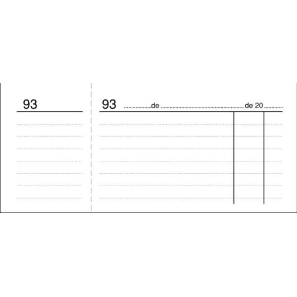 TALONARIO CAJA T-23 BLANCO NUMERADOS 1/3 DE 4º BLANCO CON MATRIZ LOAN