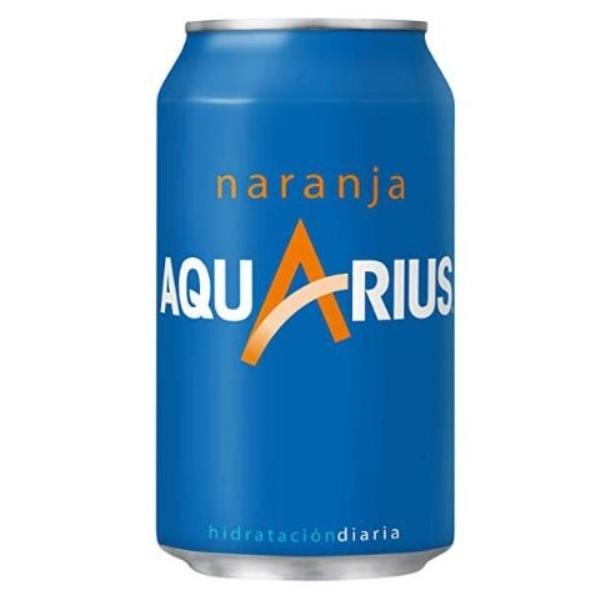 REFRESCO AQUARIUS NARANJA LATA 330 ML