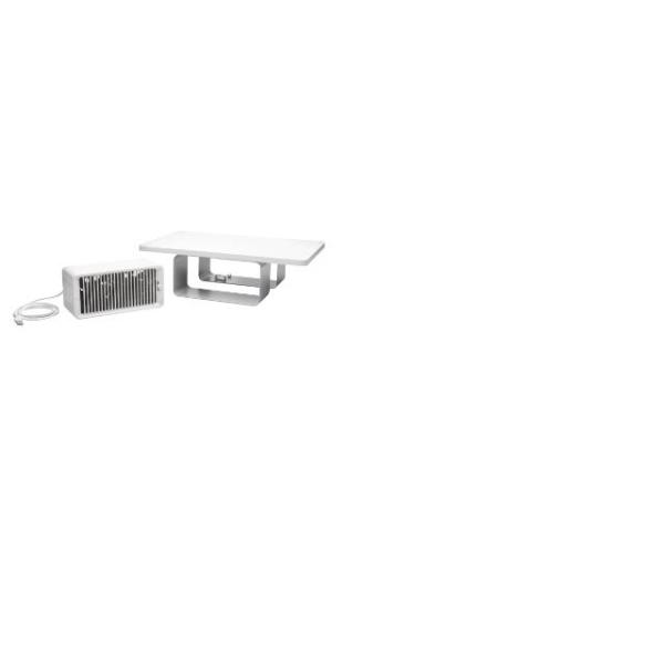 SOPORTE MONITOR COOLVIEW CON VENTILADOR, BLANCO