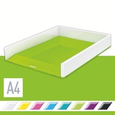 BANDEJA APILABLE WOW DUAL VERDE/BLANCO LEITZ
