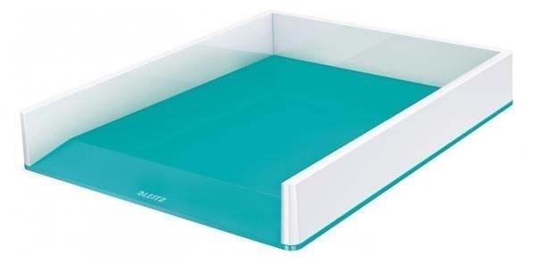 BANDEJA APILABLE WOW DUAL TURQUESA/BLANCO LEITZ