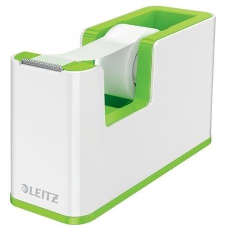 DISPENSADOR DE CINTA ADHESIVA LEITZ WOW DUAL VERDE/BLANCO