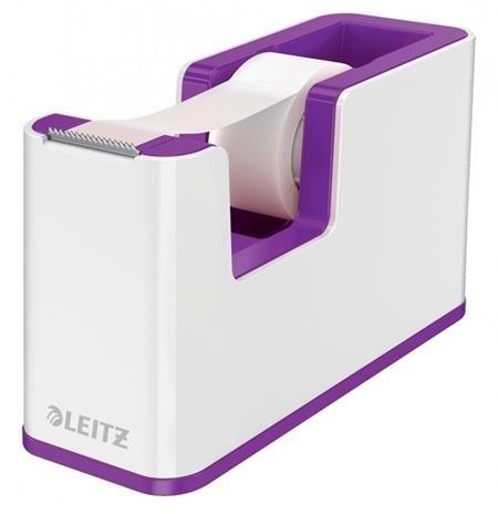 DISPENSADOR DE CINTA ADHESIVA LEITZ WOW DUAL VIOLETA/BLANCO