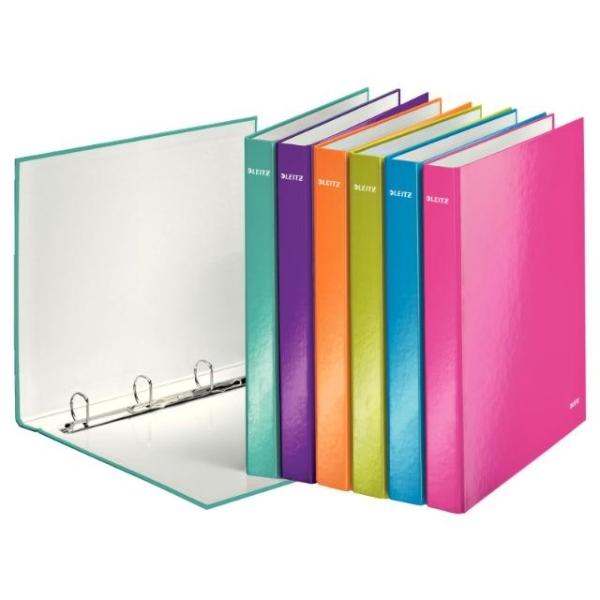 CARPETA ANILLAS LEITZ WOW 4 ANILLAS D 25 MM DIN A4+ SURTIDOS