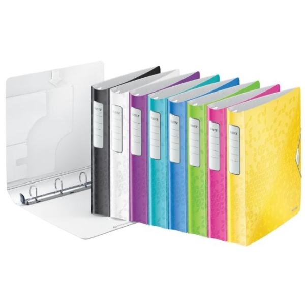CARPETA DE ANILLAS LEITZ WOW POLIFOAM SOFTCLICK 4 ANILLAS D 30 MM SURTIDOS