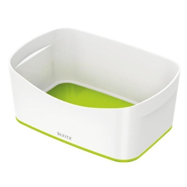 CAJA LEITZ MYBOX WOW SIN TAPA 246x98x160MM VERDE/BLANCO