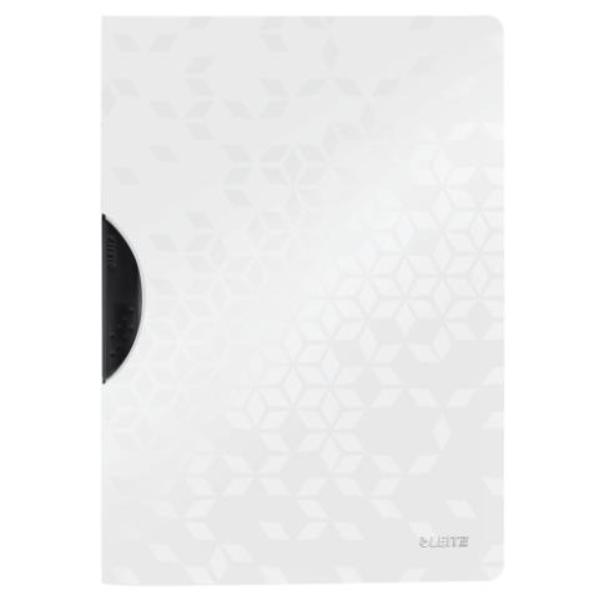 DOSSIER CLIP WOW PP A4 30H CLIP GRIS TAPA BLANCO