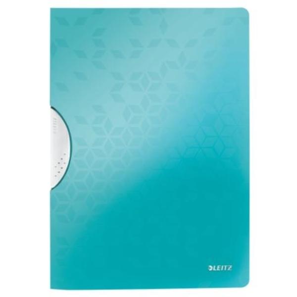 DOSSIER CLIP WOW PP A4 30H CLIP GRIS TAPA TURQUESA