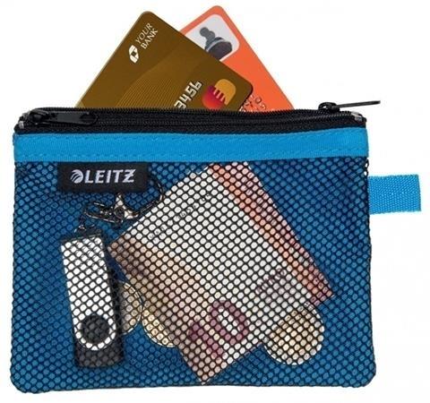BOLSITA NYLON 2 DEPARTAMENTOS WOW AZUL (14 X 10,5 CM) S