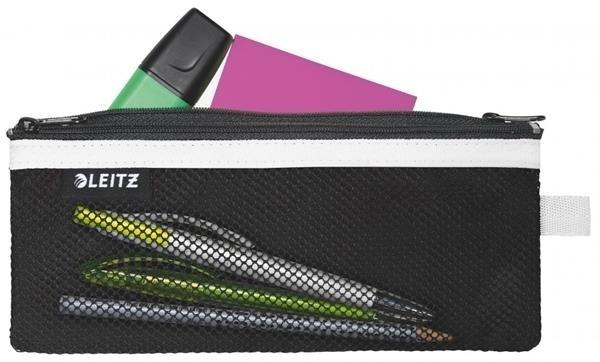 BOLSITA NYLON 2 DEPARTAMENTOS WOW NEGRO  (21 X 8,5 CM) M