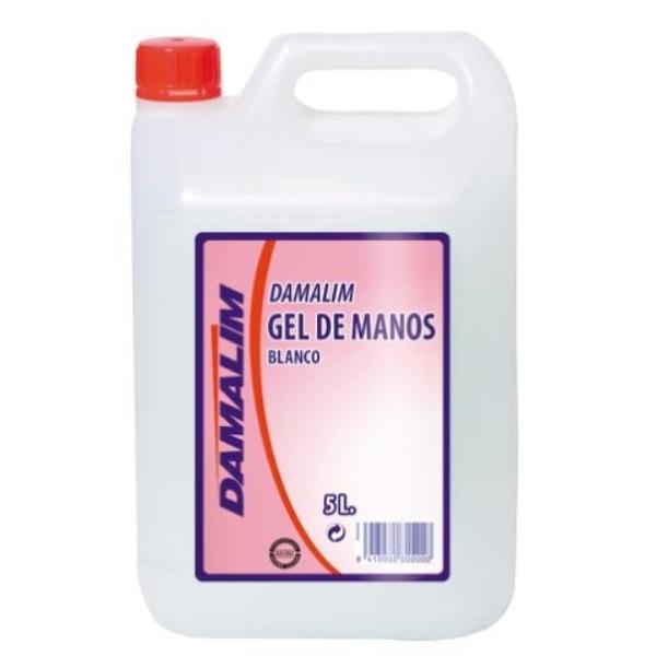 GEL DE MANOS BLANCO DAMALIN 5 LITROS