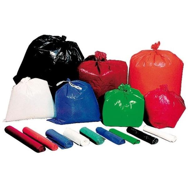 BOLSA DE BASURA 57X55 CM VERDE ROLLO DE 25 (GALGA 65)