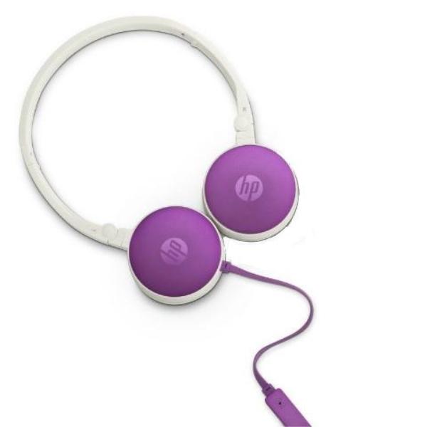AURICULARES CON MICROFONO HP H2800 COLOR PURPURA