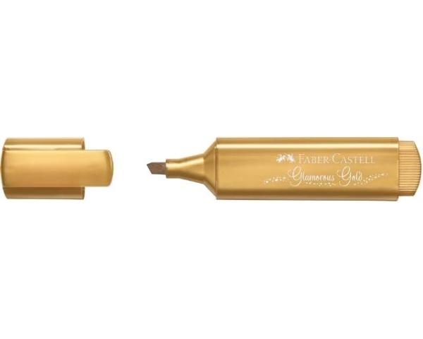 ROTULADOR FLUOR TEXTLINER 46 METALICO ORO FABER CASTEL