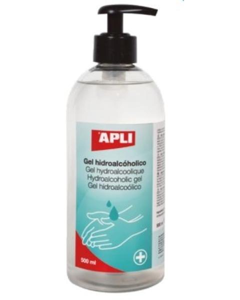 GEL HIDROALCOHOLICO 500 ML APLI 70% ALCOHOL