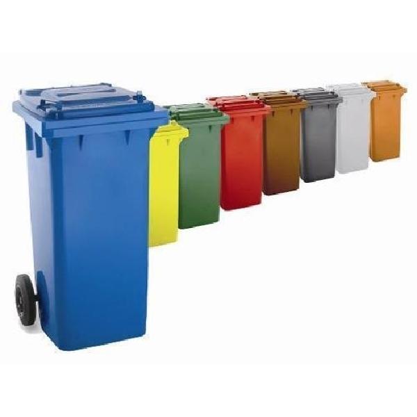 CONTENEDOR DE RESIDUOS 120 L. AZUL ARCHIVO 2000