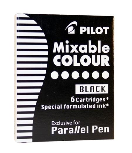 CARTUCHOS PARA PARALLEL PEN NEGRO CAJA DE 6 UDS. PILOT