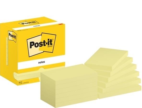 NOTAS ADHESIVAS POST-IT  76 X 127 MM CAJA CARTÓN 655 POST-IT