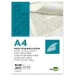 PAQUETE PAPEL VERJURADO CREMA 120GR 100H DINA4 LIDERPAPEL
