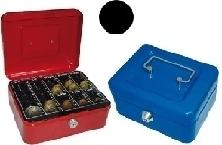 CAJA CAUDALES Q-CONNECT 8" 200X160X90MM ROJO