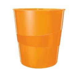 PAPELERA NARANJA METALIZADA 15 L WOW