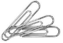 CLIPS GALVANIZADOS Nº 3 (40MM) PLATA CJ.100 KORES