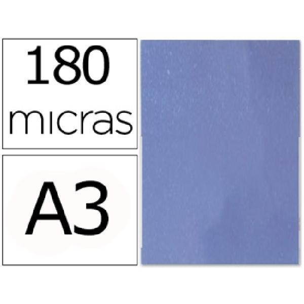 TAPA ENCUADERNAR PVC 180 MICRAS DINA3 CRISTAL TRANSPARENTE