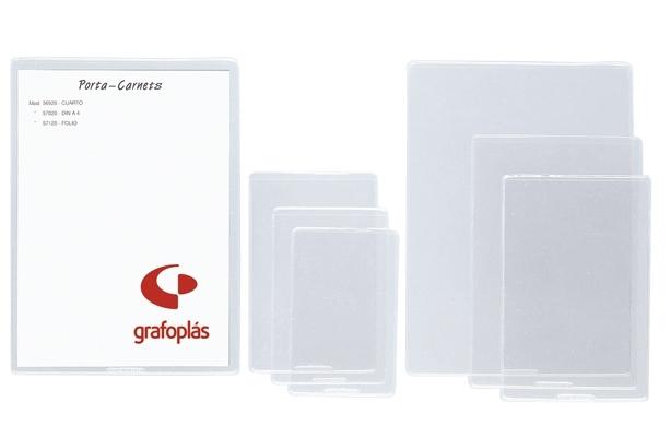 FUNDA PORTACARNETS C/U FOL 0.15 C/100 UD GRAFOPLAS