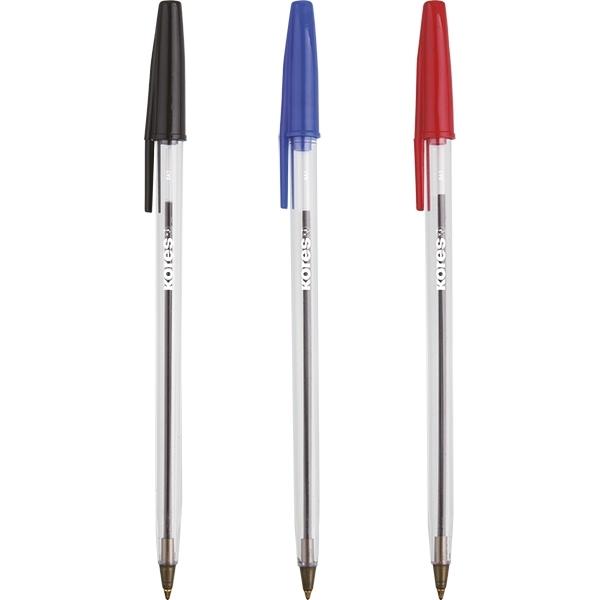 BOLÍGRAFO TINTA ACEITE KORES BA1 0,7 MM AZUL GRAFOPLAS