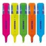 MARCADOR FLUOR VERDE MF3 P.BISELADA KORES