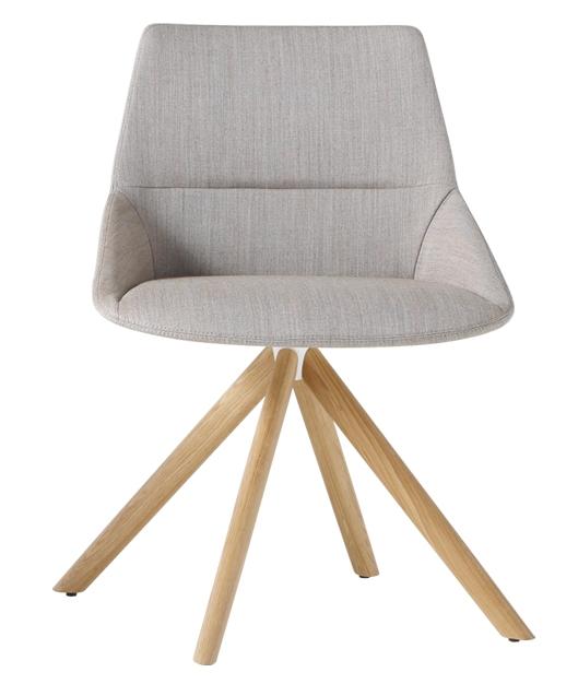 SILLON DUNAS XS PIE GIRATORIO 4 PATAS MADERA