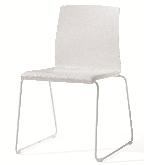 SILLA INCLASS GINGER VARILLA CARCASA TAP. PIE CROMADO C3 RENO35