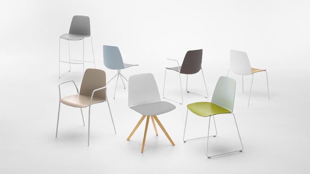 SILLA INCLASS UNNIA 4 PATAS BLANCO PLASTICO