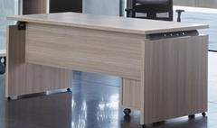 MESA ISMOBEL CERES 180x120 PATAS L ALUMINIO ROBLE 180FOD