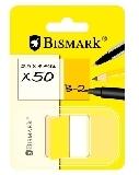 BANDERITAS BISMARK CON DISPENSADOR 2,5X4,4CM AMARILLO 50UD