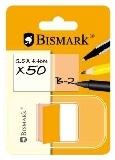 BANDERITAS BISMARK CON DISPENSADOR 2,5X4,4CM NARANJA 50UD