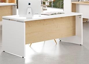 MESA  SAG MARTA RECTA BLANCA 160X80 FRENTE TILO