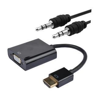 CONVERSOR HDMI A SVGA + AUDIO, HDMI/M-SVGA/H+3.5/H,M