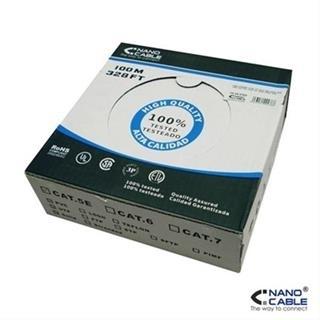 BOBINA 100M CAT.5E FTP FLEXIBLE RJ45 AWG24 NANOCABLE
