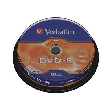DVD-R 16X ADVANCED AZO 4,7GB SPINDLE 10 UDS   202