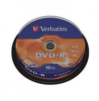 DVD-R 16X ADVANCED AZO 4,7GB SPINDLE 10 UDS   202